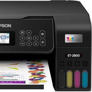 Epson EcoTank ET-2800 Wireless Color All-in-One Cartridge-Free Supertank Printer with Scan and Copy